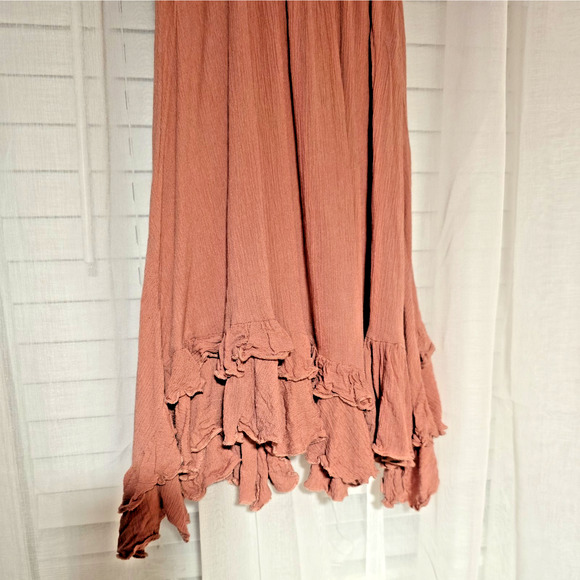 Free People Dress XS Intimately Adella Babydoll Mini Smocked Boho Fairy Lace - Picture 6 of 10